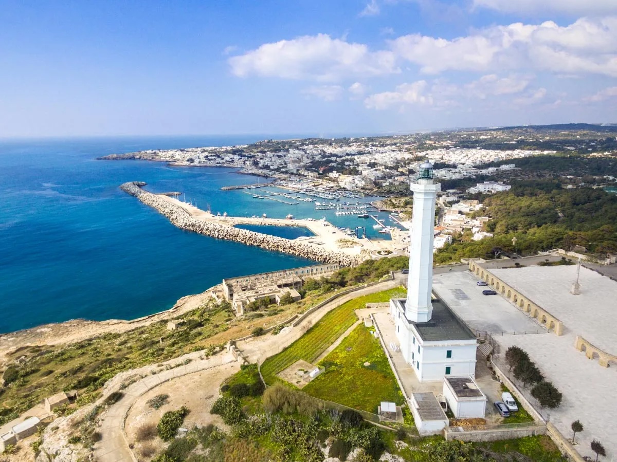 Santa Maria di Leuca — il punto più a sud del Salento, dove Ionio e Adriatico si incontrano